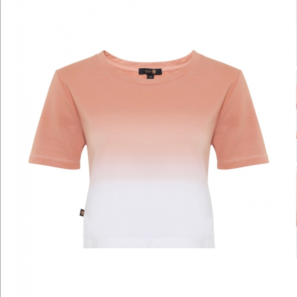 L’urv Sportswear Ombré crop tee